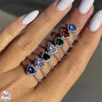 Loovay Isalune Ring, Hartvormig Design