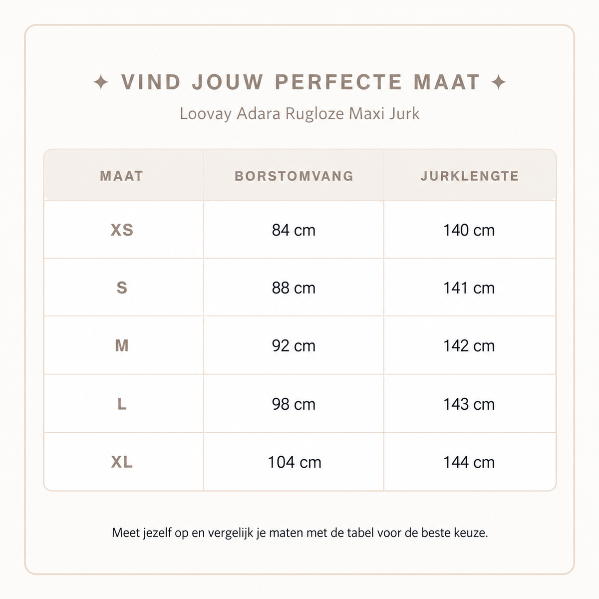Loovay Adorélie Rugloze Maxi Jurk met Boothals