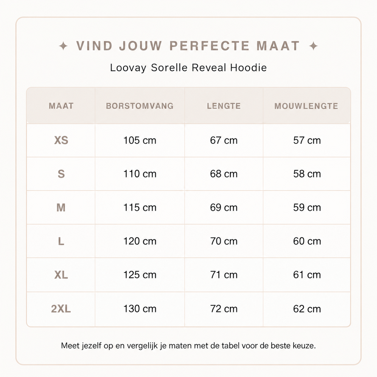 Loovay Sorelle Reveal Hoodie