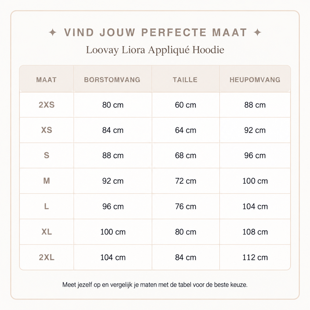 Loovay Liora Appliqué Hoodie