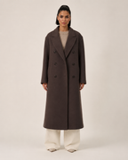 Loovay Marovelle Jas, Bruine Oversized Manteljas