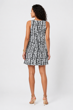 Loovay Zaflora Mini Jurk, Kleurrijke Print