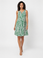 Loovay Zaflora Mini Jurk, Kleurrijke Print