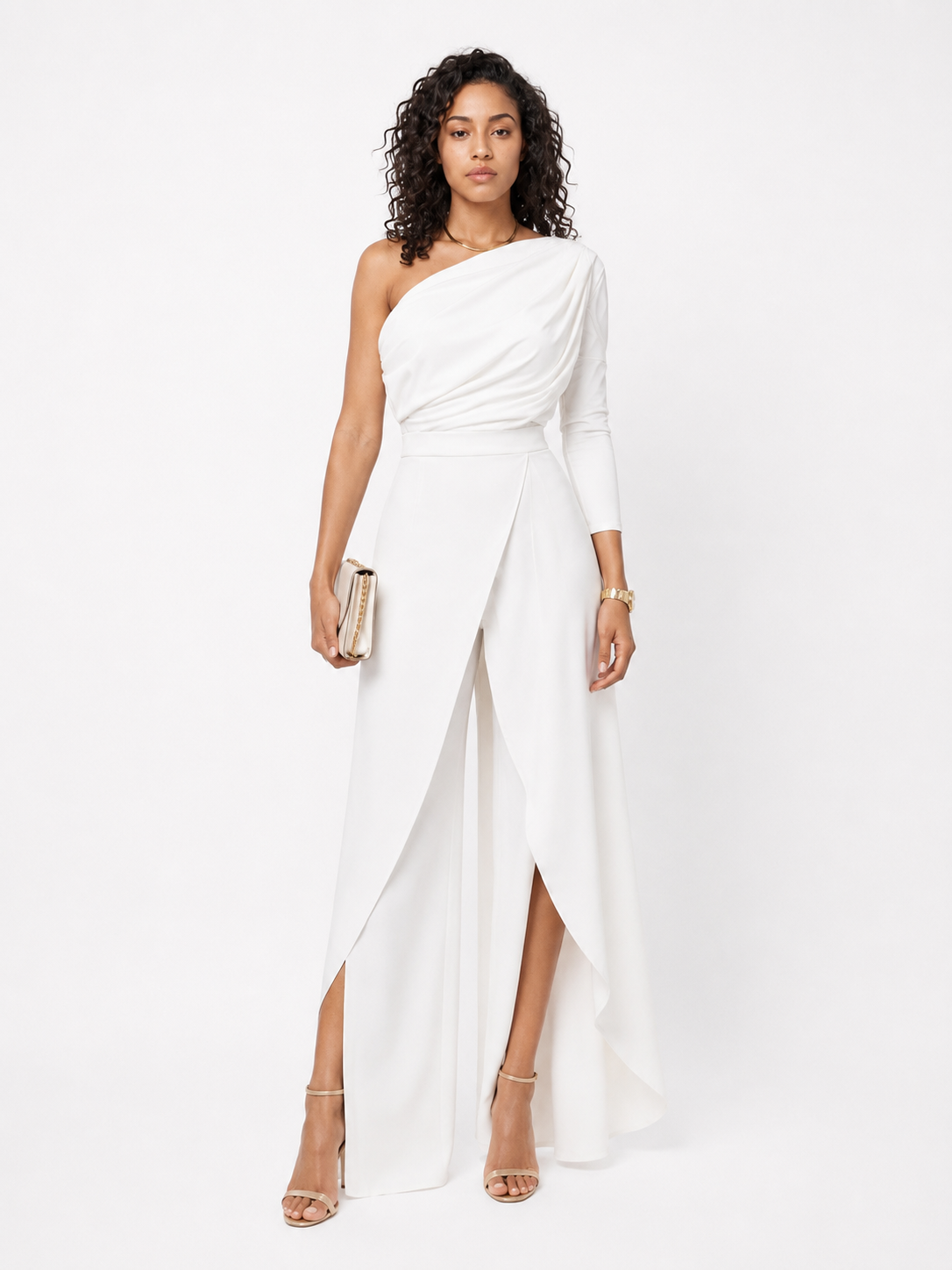 Loovay Seraluxe Jumpsuit, Off Shoulder Design