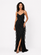 Loovay Rosavelle Jurk, Ruffle Details