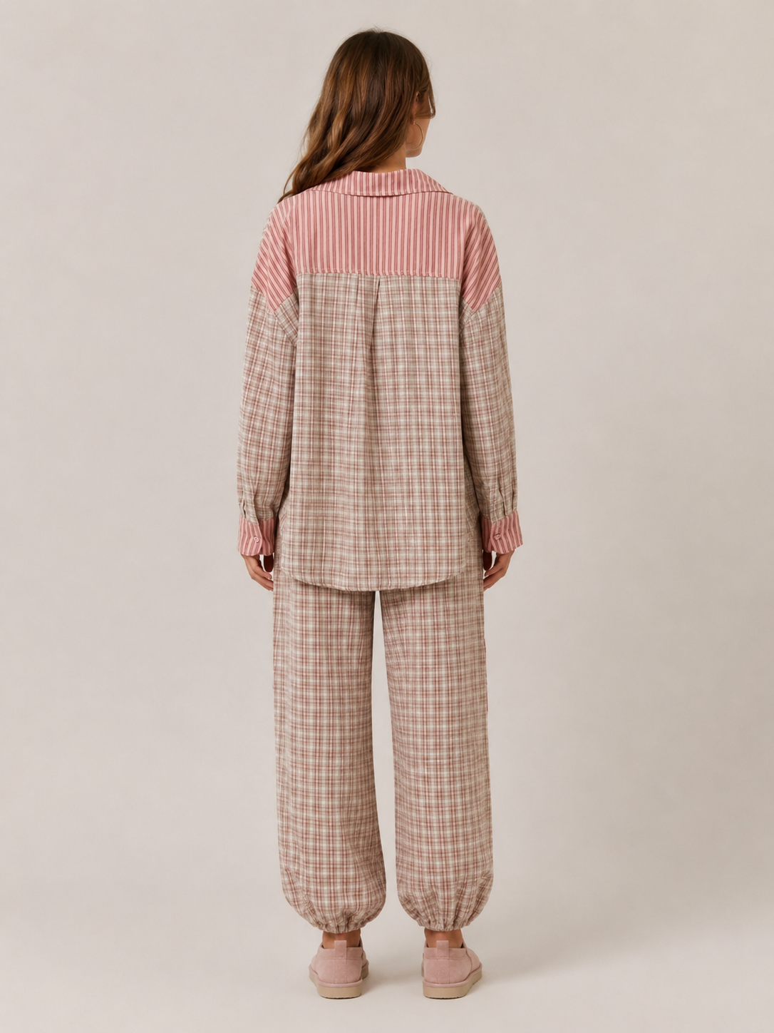 Loovay Seloura Pyjamaset met Blouse en Broek