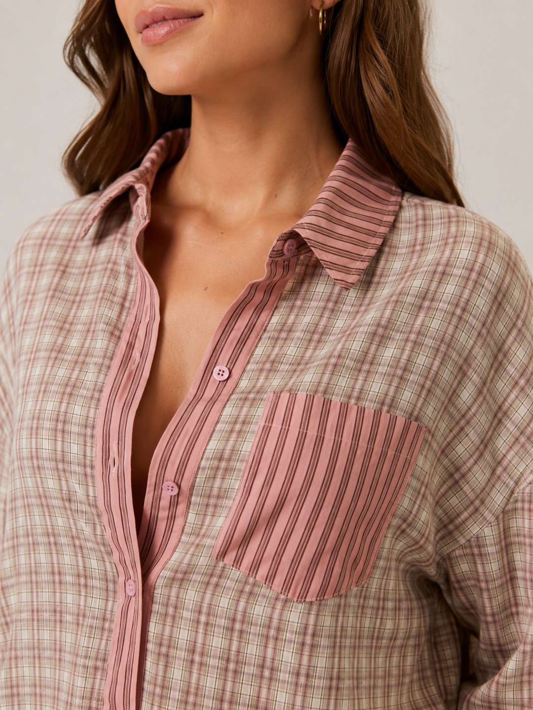 Loovay Seloura Pyjamaset met Blouse en Broek