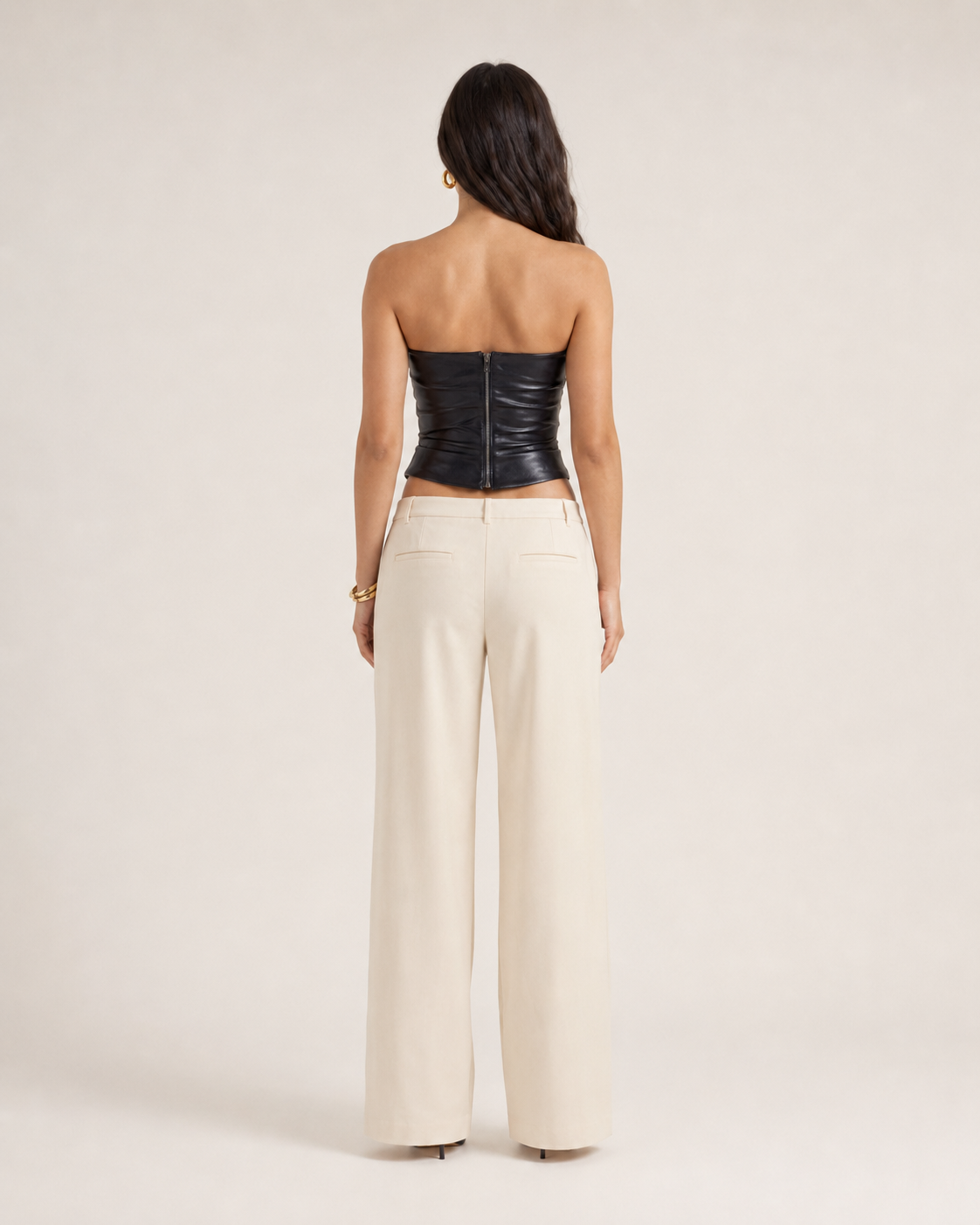 Loovay Vespera Body, Strapless Body met Diepe Halslijn
