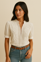 Elvira – De blouse die nooit uit de mode raakt