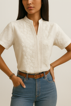 Elvira – De blouse die nooit uit de mode raakt