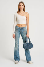 Loovay Stella Tas, Denim Sterdetail