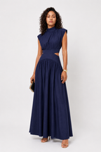 Loovay Seravelle Maxi Jurk, Taille Cut Out