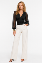 Loovay Glimmerelle Top, Glittermouwen