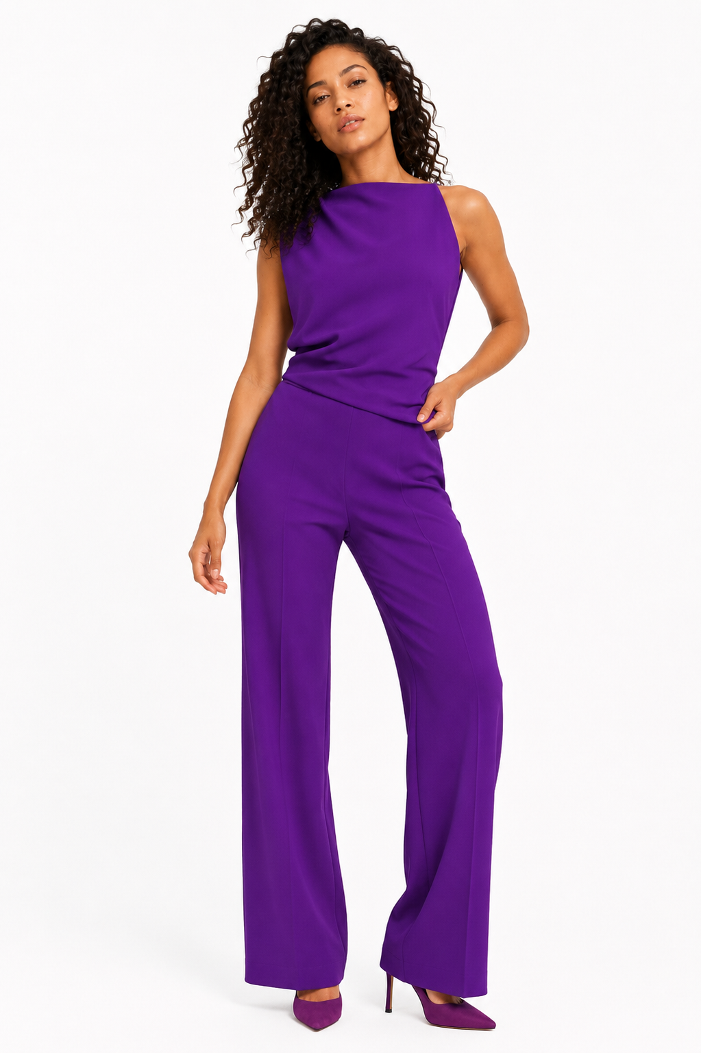 Loovay Avelinne Jumpsuit, Wijde Pijpen Design