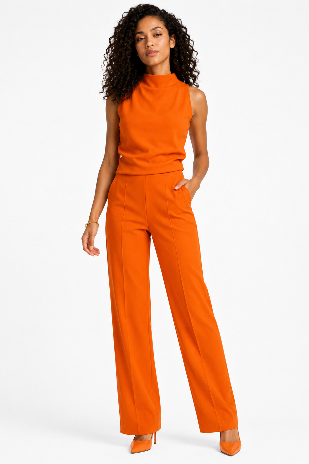 Loovay Avelinne Jumpsuit, Wijde Pijpen Design