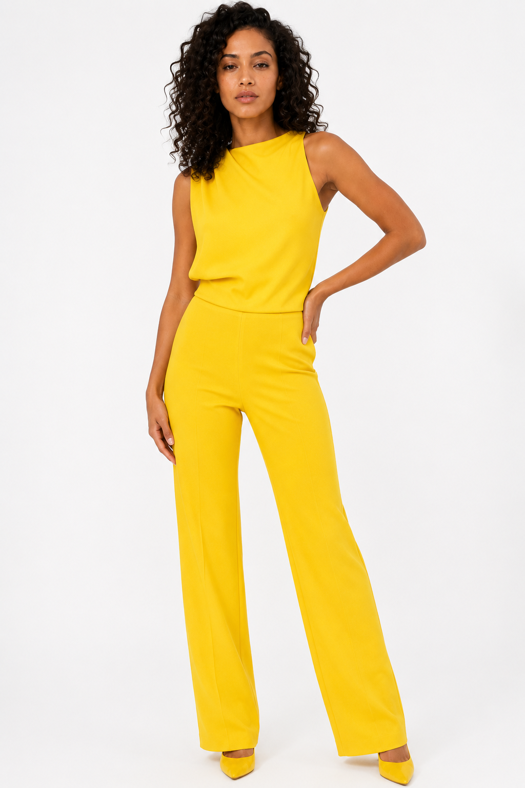 Loovay Avelinne Jumpsuit, Wijde Pijpen Design