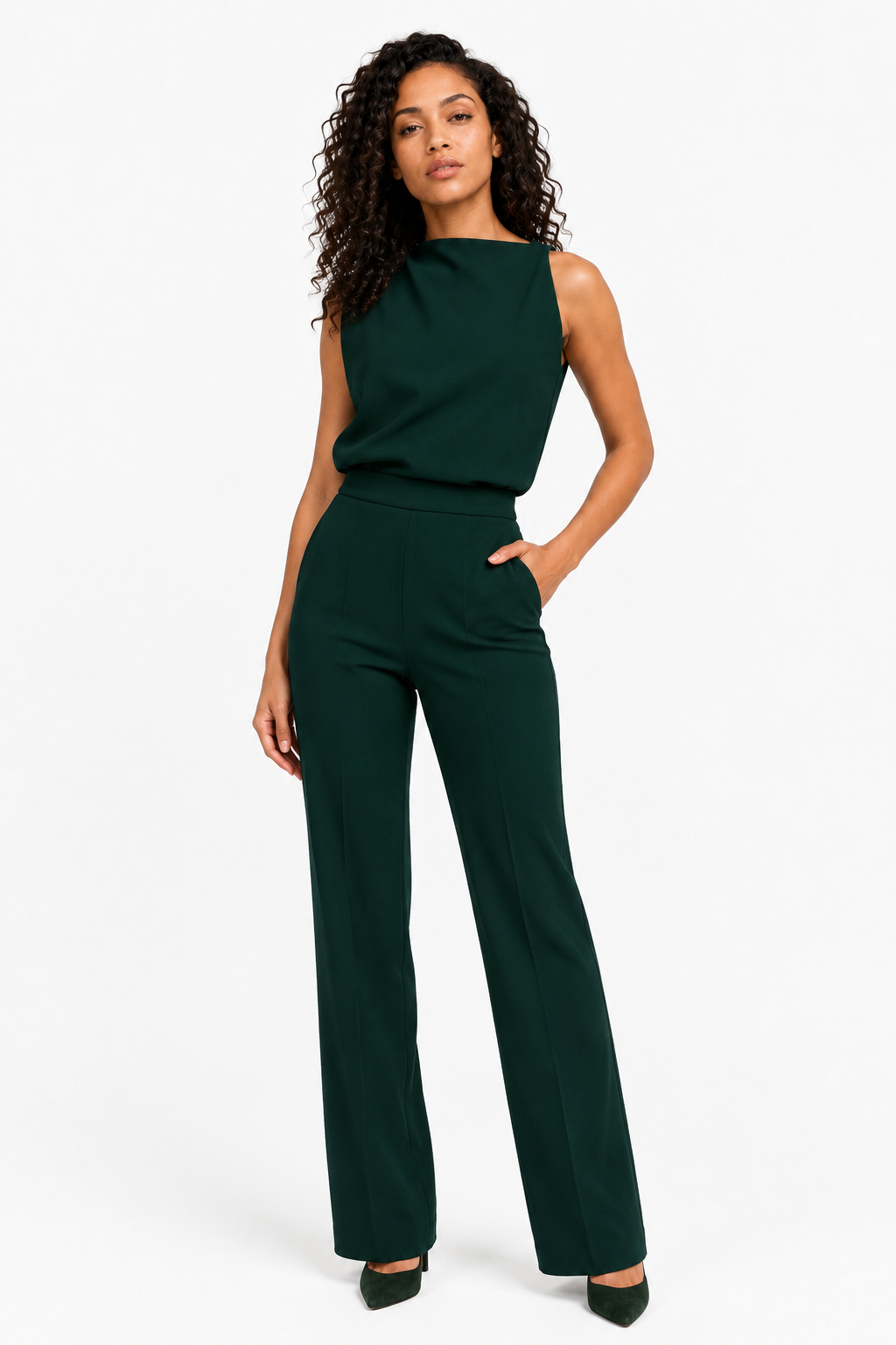 Loovay Avelinne Jumpsuit, Wijde Pijpen Design