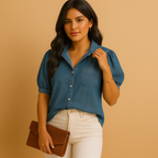 Camden – De denim blouse die altijd goed staat