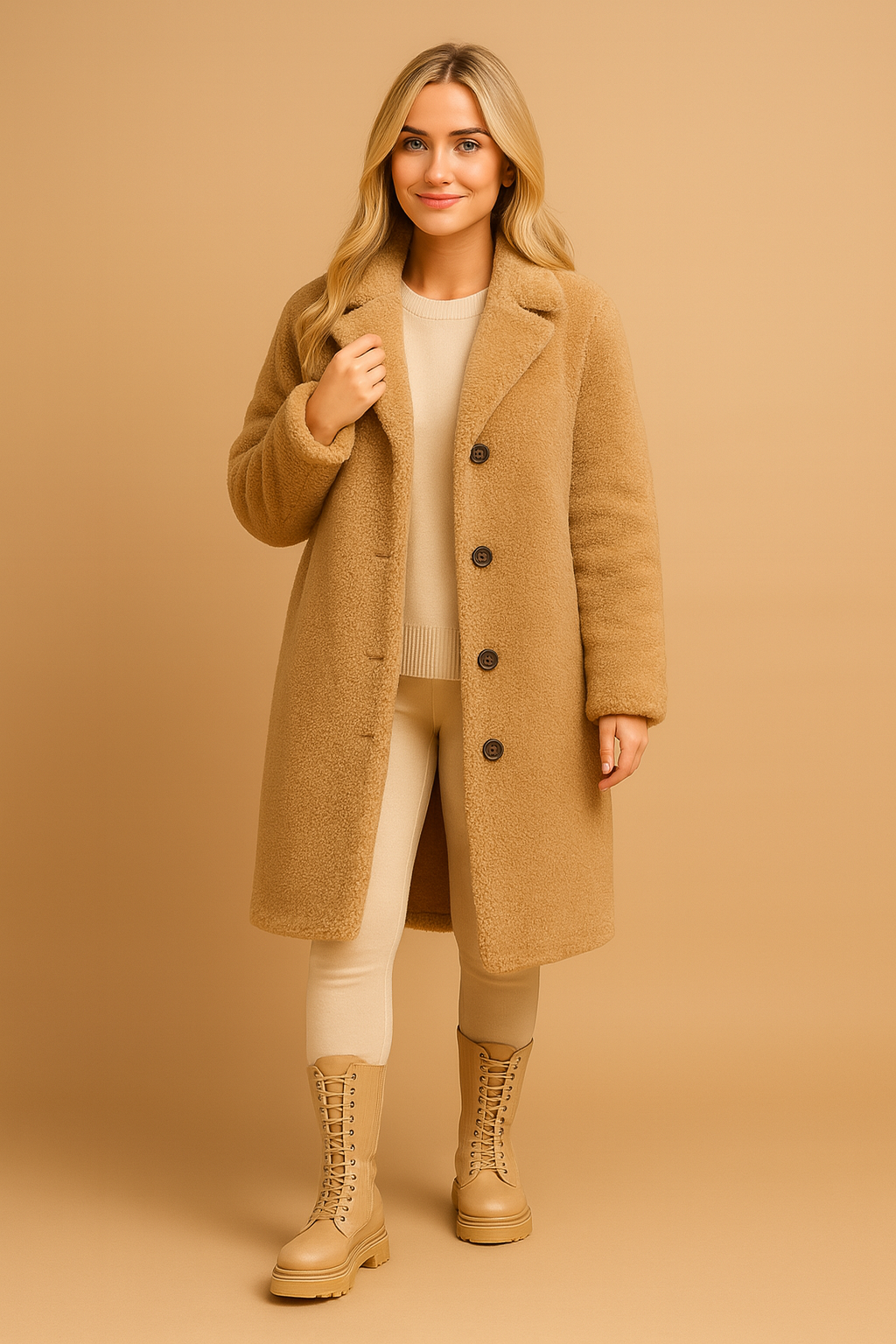 Cassandra – De teddy jas die zachtheid en stijl verenigt