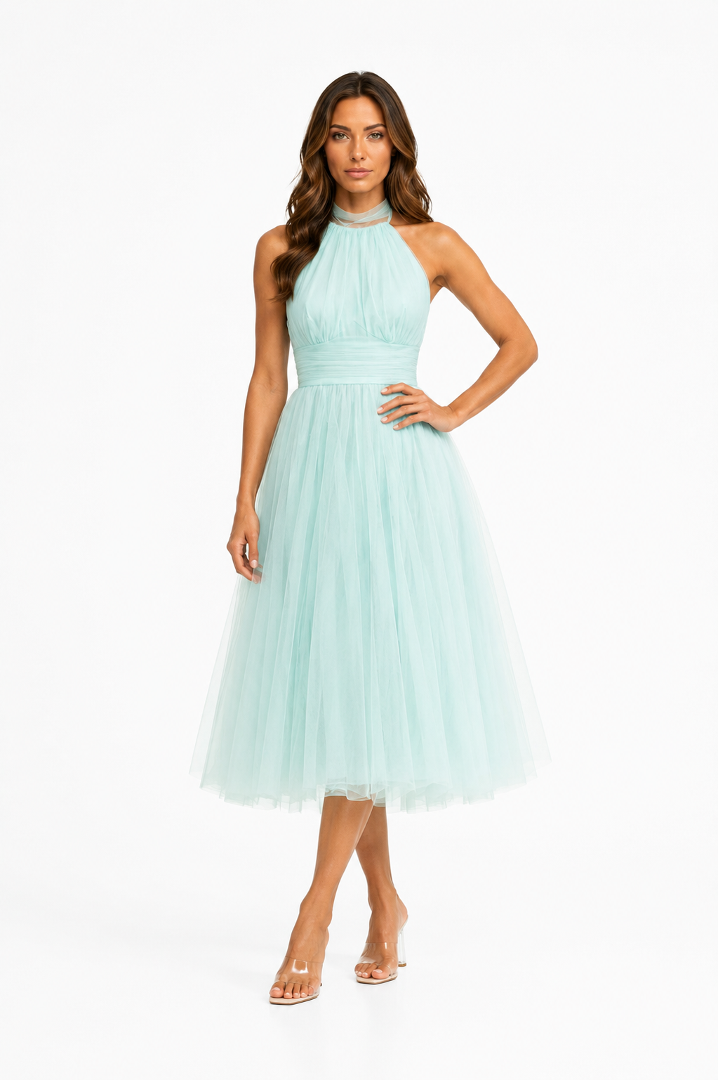 Loovay Aurelisse Jurk, Halter Maxi Design
