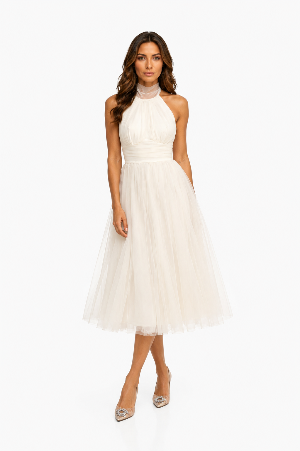 Loovay Aurelisse Jurk, Halter Maxi Design