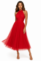 Loovay Aurelisse Jurk, Halter Maxi Design