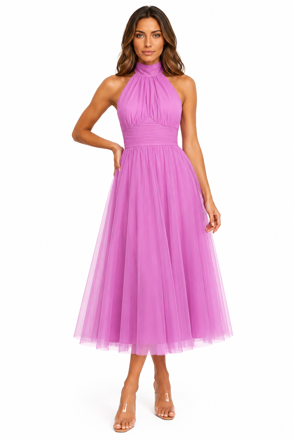 Loovay Aurelisse Jurk, Halter Maxi Design