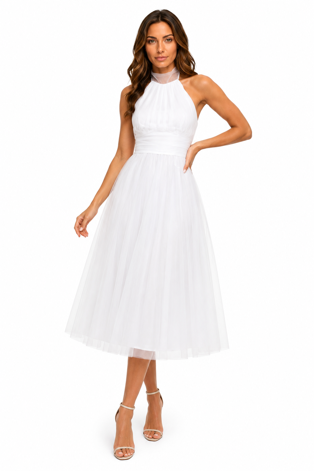 Loovay Aurelisse Jurk, Halter Maxi Design