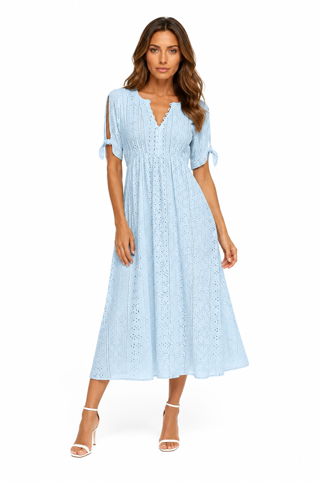 Loovay Soléa Jurk, Boho Maxi V-Hals Design