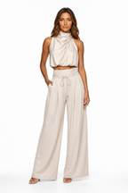 Loovay Virella Set, Haltertop Co-ord Design
