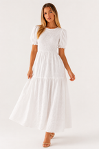 Loovay Jolisse Jurk, Maxi Pofmouw Design