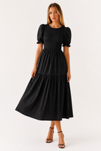 Loovay Jolisse Jurk, Maxi Pofmouw Design