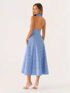 Loovay Haloria Jurk, Halter Midi Design