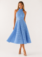 Loovay Haloria Jurk, Halter Midi Design