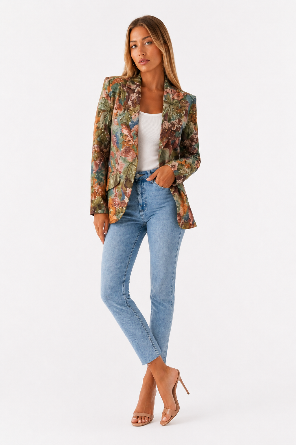 Loovay Eloria Blazer, Getailleerde Pasvorm