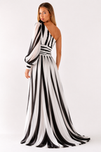 Loovay Aurélia Jurk, One Shoulder Maxi Design