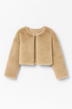 Loovay Plush, Korte Damesjas van Imitatiebont