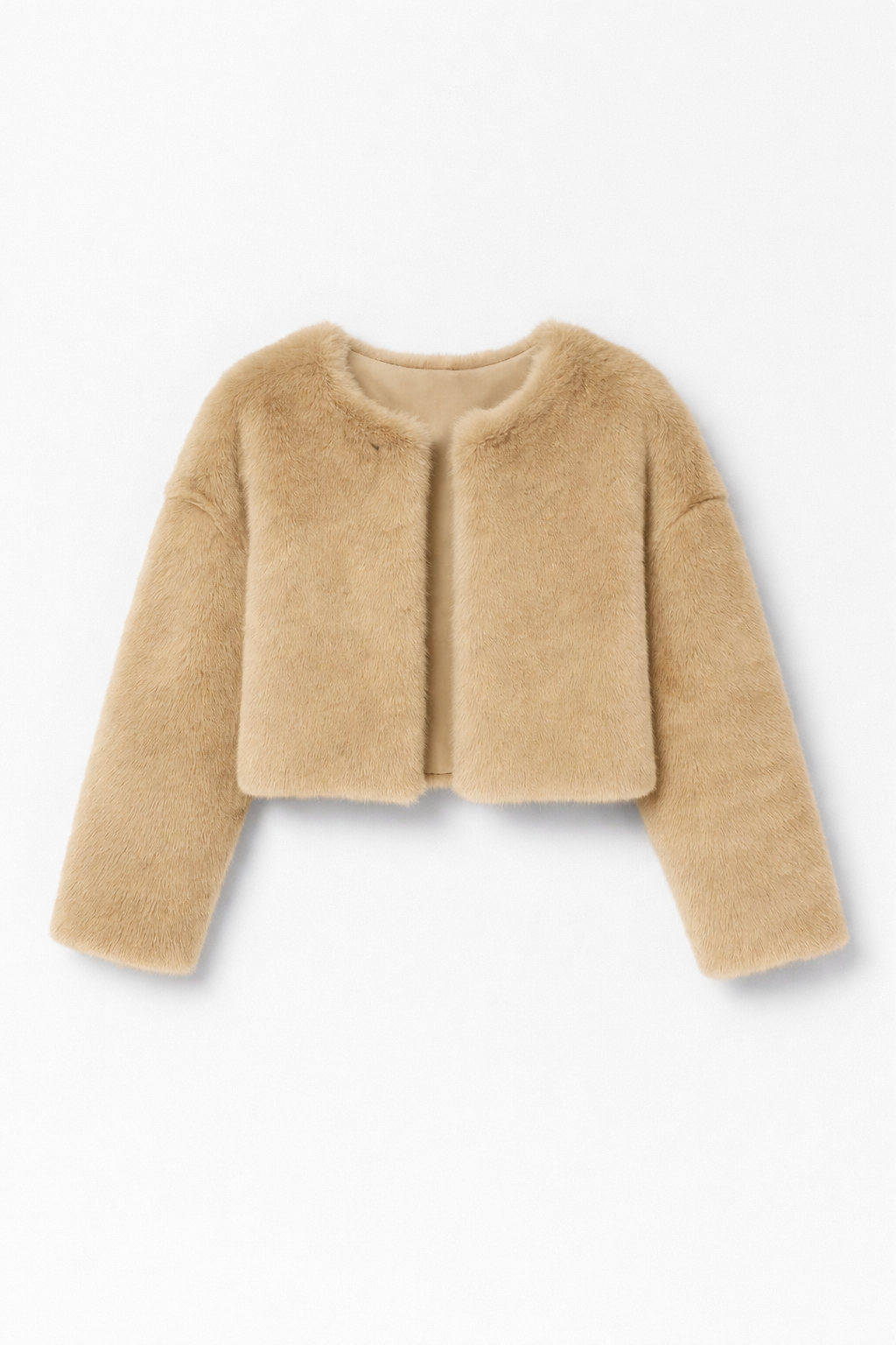 Loovay Plush, Korte Damesjas van Imitatiebont