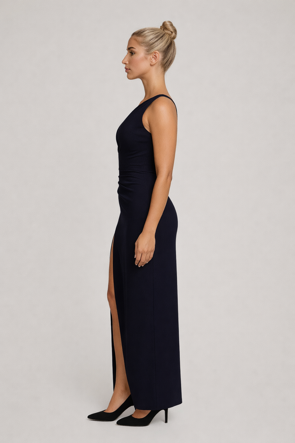 Loovay Lorena Jurk, One Shoulder Maxi Design