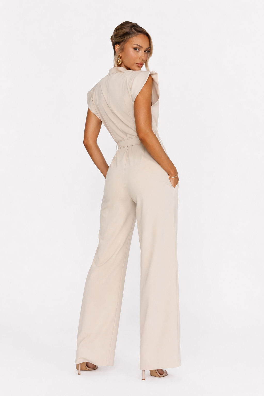 Loovay Annoria Jumpsuit, Wide Leg Design