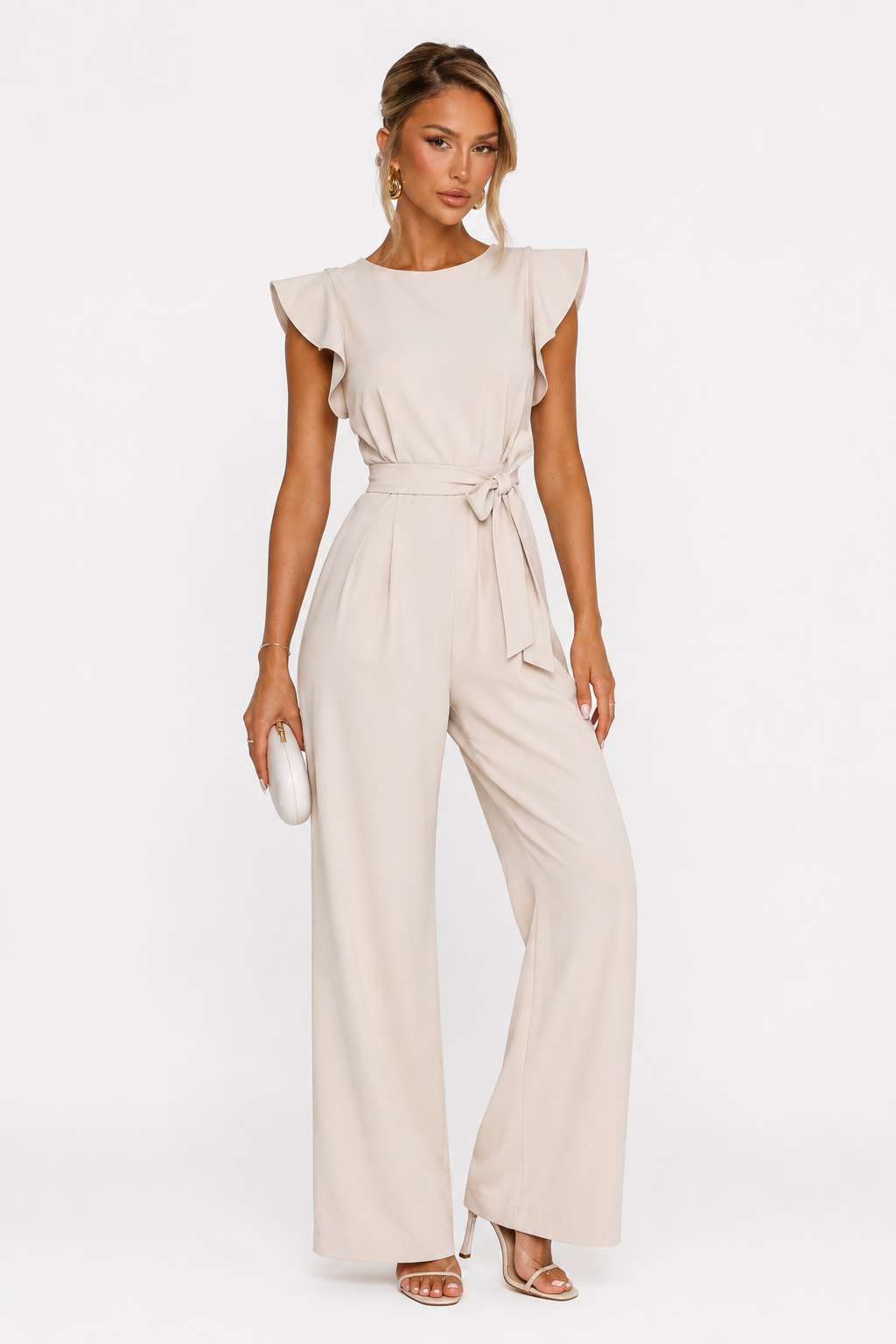 Loovay Annoria Jumpsuit, Wide Leg Design
