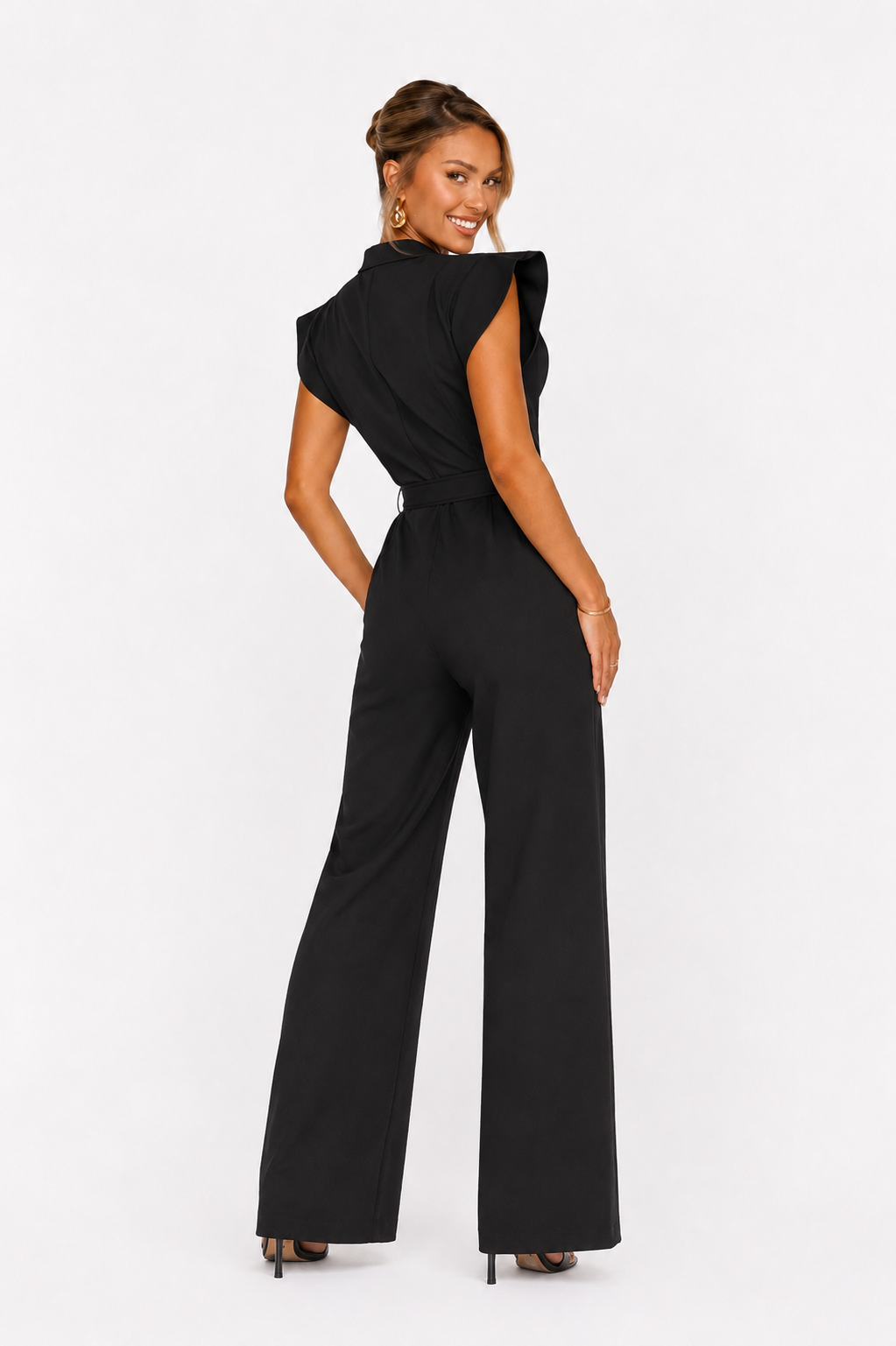 Loovay Annoria Jumpsuit, Wide Leg Design