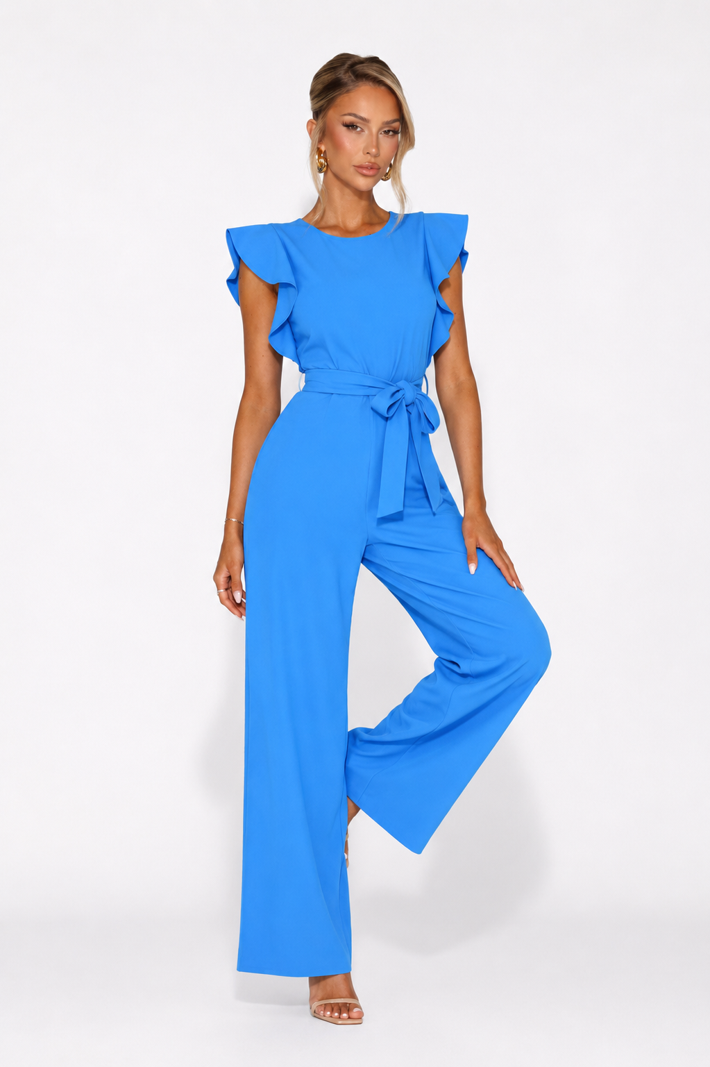 Loovay Annoria Jumpsuit, Wide Leg Design