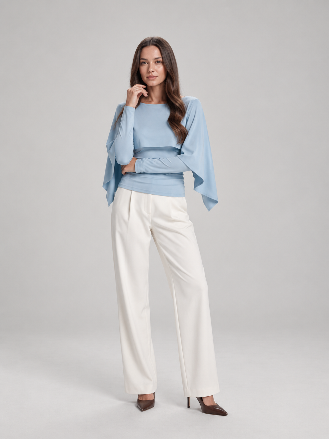 Loovay Solenne Cape Top