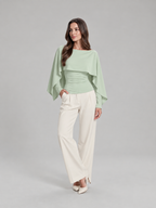 Loovay Solenne Cape Top