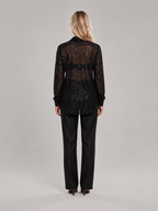 Loovay Virelle Pailletten Blouse