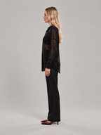 Loovay Virelle Pailletten Blouse