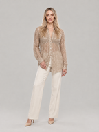 Loovay Virelle Pailletten Blouse