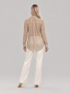 Loovay Virelle Pailletten Blouse