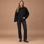 Loovay Elvara Oversized Suèdelook Tussenjas
